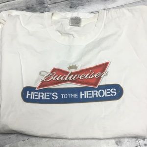 Budweiser Here’s To The Hero’s Teeshirt